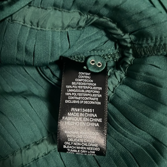 NWT $108 WAYF blouse in emerald green women’s size M sz 8 - Picture 9 of 9